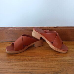 Charlotte Stone Amos sandal in Sienna, size 8
